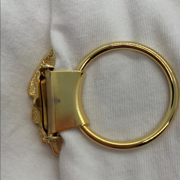 M JENT vintage scarf clip swan shape - Picture 9 of 10